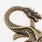 Retro Brass Keychain Dragon Shape Carabiner Keychain