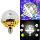 E27 RGB Crystal Ball Rotating Light Bulb Party LED Bulbs Disco Party DJ Lamp