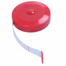 3pcs Retractable Tape Measure 150cm Rule Tailor Sewing Tape Ruler Red & Yel B8C3