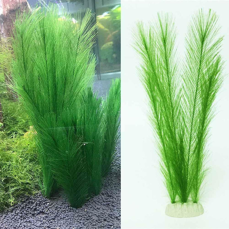 Artificial Plants Lawn Garden Plastic Grass Aquarium Fish Tank Decor-Landscape