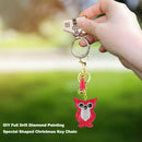 Full Drill Special Shaped Diamond Painting Bird Keychain Women Bag Pendant Eagle