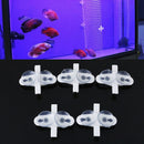 5Pcs Aquarium Fish Tank Divider Suction Cup Divider Plastic Sheet Holder SetR