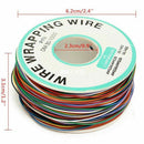 250M 8-Wire Colored Insulated P/N B-30-1000 30AWG Wire Wrapping Cable Wrap