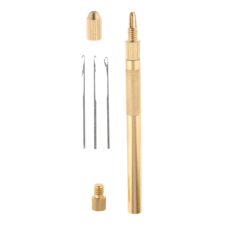 3 Pack Aluminum Latch Hook Crochet Needle For Micro Braids, Hair Extension,