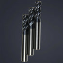 1X(7Pcs 4 Flutes End Mill Set 50 Degree Cnc Milling Cutter Power Tools 1/2/