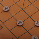 Retro Chinese Zinc Alloy Pieces Chess Xiangqi Board Game For Home Leisure Travel