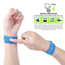 2pcs Morning Sickness Wrist Bands Anti Motion Sickness Wristband (Blue)