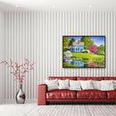 Full Round Drill 5D DIY Diamond Painting House Wall Picture Mosaic (B122)