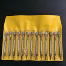 0.6Mm-2.0Mm 13Pcs New Watchmakers Screwdrivers Set Watch Glasses Flat Blade S2P1