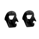2x Universal Black ABS Car Baby Seat ISOFIX Latch Belt Connector Guide Groove