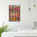 5D DIY Full Drill Diamond Painting Candy Cross Stitch Embroidery Mosaic Kit