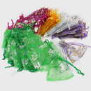 100Pc Mixed Color Sheer Plain Organza Jewelry Wedding Gift Bag Pouch 7x9cm New
