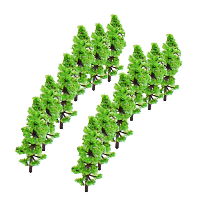 Set of 100 1:160-1:220 N Z Scale Mini Fir Tree Models for Street Garden Train