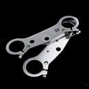 2 Pieces Motorcycle Front Fork Yokes Clamp for 47CC 49CC Mini Motor Dirt Bike