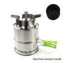 Portable Outdoor Stove Camping Cooking Wood Burner Picnic BBQ Steel Alcohol Cook