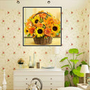 5D DIY Diamond Painting Sunflowers Cross Stitch Embroidery Rhinestones Kits