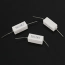 5W 10 Ohm 5% Wirewound Cement Power Resistors x 10 Pcs L9O9