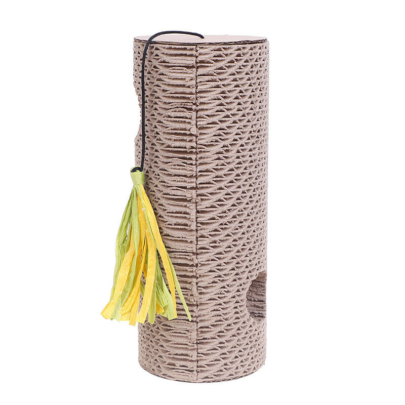 2 In 1 Creative Corrugated Cat Grabbing Pole Cat Grabbing Board InteractiveSEAU