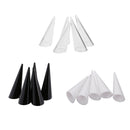 15 Pieces Plastic Jewelry Ring Display Holder Stand Cone Shape Transparent Rack