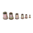 300Pcs/Set Chrome-Plated Vertical Rivet Nut Nut Configuration M3/4/5/6/8/10