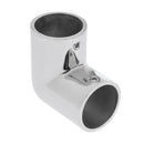 1" 316 Stainless Steel Boat Hand Rail Fitting 90 Degree Elbow Tube