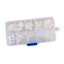 100pcs 3mm-12mm Inlay Dots Markers for Guitar Bass Ukulele Banjo White