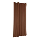 Waterproof Outdoor Curtain Drape Heat Insulated for Patio Pivilion Coffee 54x96"