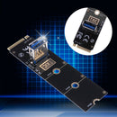 M.2/NGFF to USB3.0 PCI-E X16 Converter Adapter Graphic Card Cable Extender Panel
