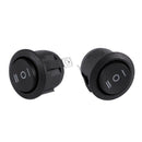 2 x AC 6A/250V 10A/125V 3 Pin SPDT ON/OFF/ON 3 Position Round Boat Rocker S