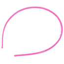 10 PCS girl women hair accessory plastic headband 4mm Rose Red G9D9