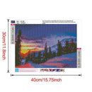 5D DIY Full Drill Diamond Painting Scenery Cross Stitch Mosaic Kits (w1136)