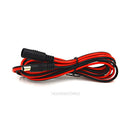 2m/6.6ft 5.5mm x 2.1mm Male to Female Socket DC Power Extension Adapter Cable