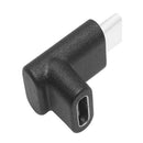 Type-C Male-Female Adaptor Data Syncing Charging Right Angle Converter Cable