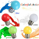 E27 1W Holiday Globe Lamp Replacement For Living Room Decoration White