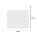 2x Car Side Window Anti Fog Waterproof Rainproof Protective Film Cover 175x200mm