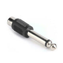 2pcs 6.5mm to RCA Male to Female Jack Plug Audio Video Converters Adapters
