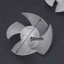 Power Plastic Mini Fan Blade 4 Leaves For Hairdryer Motor Easy To Install R E0C8