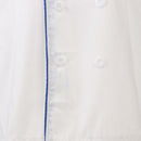 2/pack Unisex Chef Jacket Coat Short Sleeve Kitchen Uniform Double Breasted