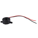 5 Pcs DC 3-24V 85dB Sound Electronic Buzzer Alarm Black 23 x 12mm