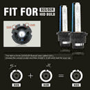 2x 55W D2S D2R D2C 8000K ICE BULE HID Xenon Lights High Headlight Beam Low Z6T0