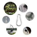 500kg Hammock Swing Hanging Buckle Key Chain Clip Heavy Duty Screwgate Locking