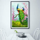 DIY Diamond Painting Peafowl Cross Stitch Embroidery Mosaic Kit Home Decor