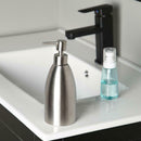 500ml Stainless Steel Soap Dispenser Bath Liquid Shampoo Container Bottle