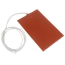 300W 220V 10x15cm Engine Oil Tank Silicone Heater Pad Rubber Heating Mat Warmin-