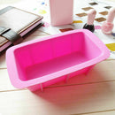 Silicone Bread Loaf Cake Mould No-Stick Bakeware Baking Oven Rectangl Dlqq A0N2