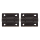 2pcs - Adjustable  Position Control Hinge (Sold As A Pair) Black