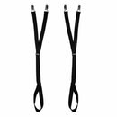 Stirrup Style (Loop) Shirt Stays - Adjustable Elastic Shirt Stay Keeps Shir