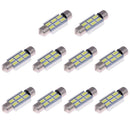 10 X Double-Pointed Lamp 36MM 5630 6SMD With Aluminum Heat Reading Lamp