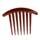 2pcs Hair Comb Pin Accessories Plastic Women Lady Fashion Brown E8O9