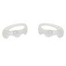2 Way Walkie Talkie Headset PTT Mic Acoustic Tube Earpiece + Silicone Earbud